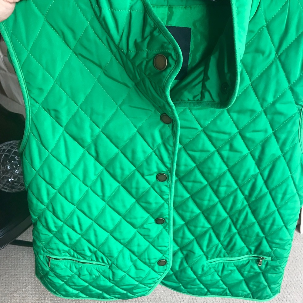 Quilted fall vest